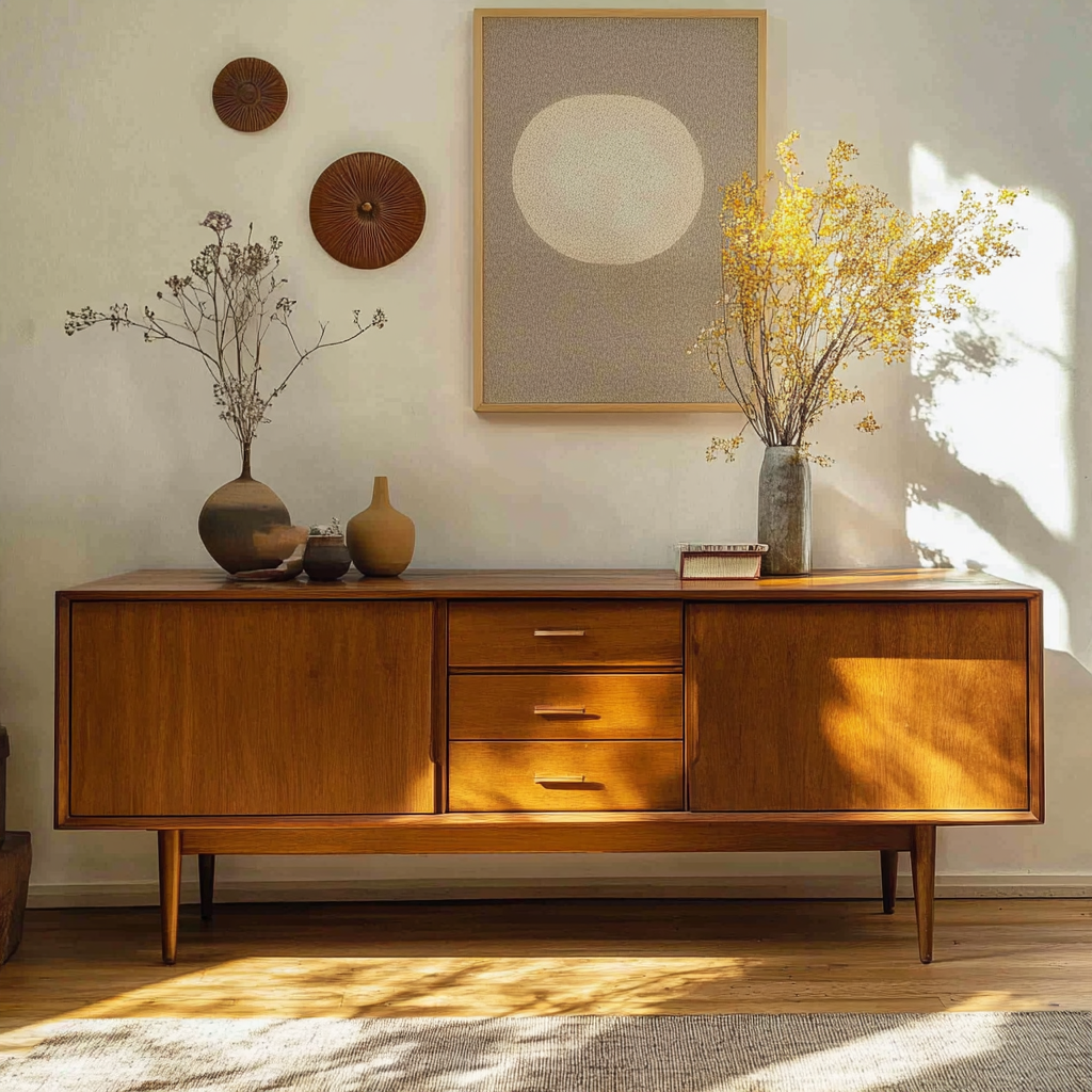 What is the best use for a sideboard?