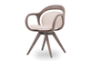 CS Home Wholesale Furniture Event Natural Timber Wedding Party Banquet Garden Fabric Dining Chair for Restaurant Hotel