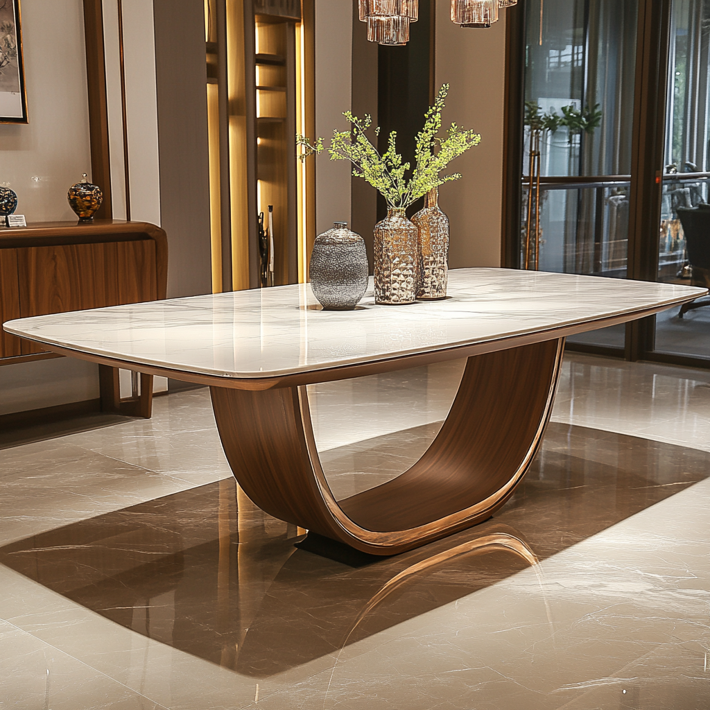 Which dining table is better wood or marble?