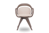CS Home Wholesale Furniture Event Natural Timber Wedding Party Banquet Garden Fabric Dining Chair for Restaurant Hotel