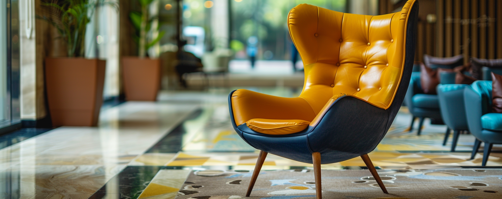 Leisure Chair in Hotel Lobby