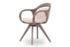 CS Home Wholesale Furniture Event Natural Timber Wedding Party Banquet Garden Fabric Dining Chair for Restaurant Hotel
